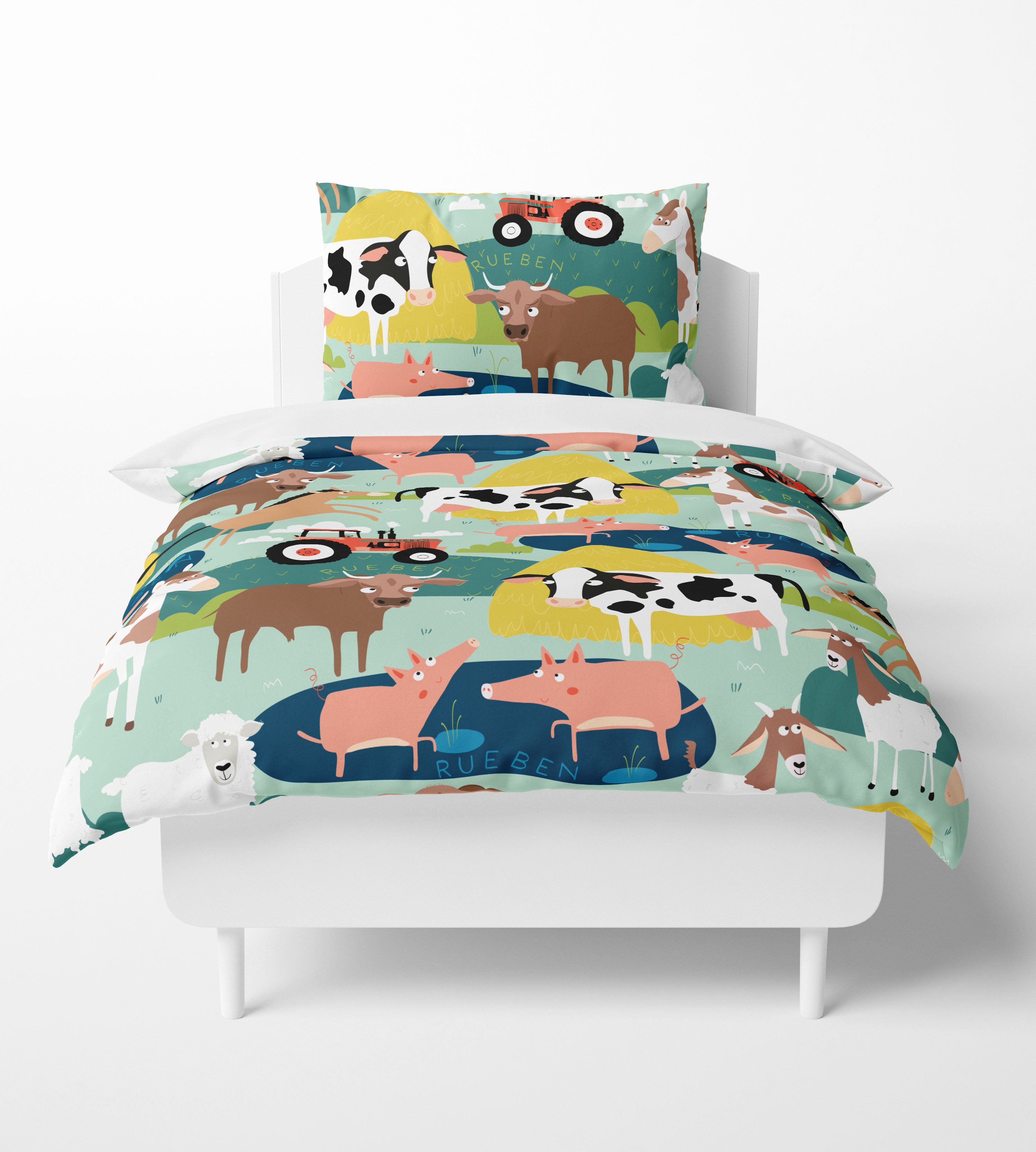 Kids farm bedding best sale