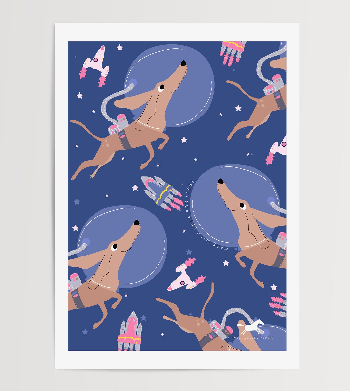 GIRLY SPACE DIGITAL POSTER SET