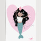 PINK MERMAIDS DIGITAL POSTER SET