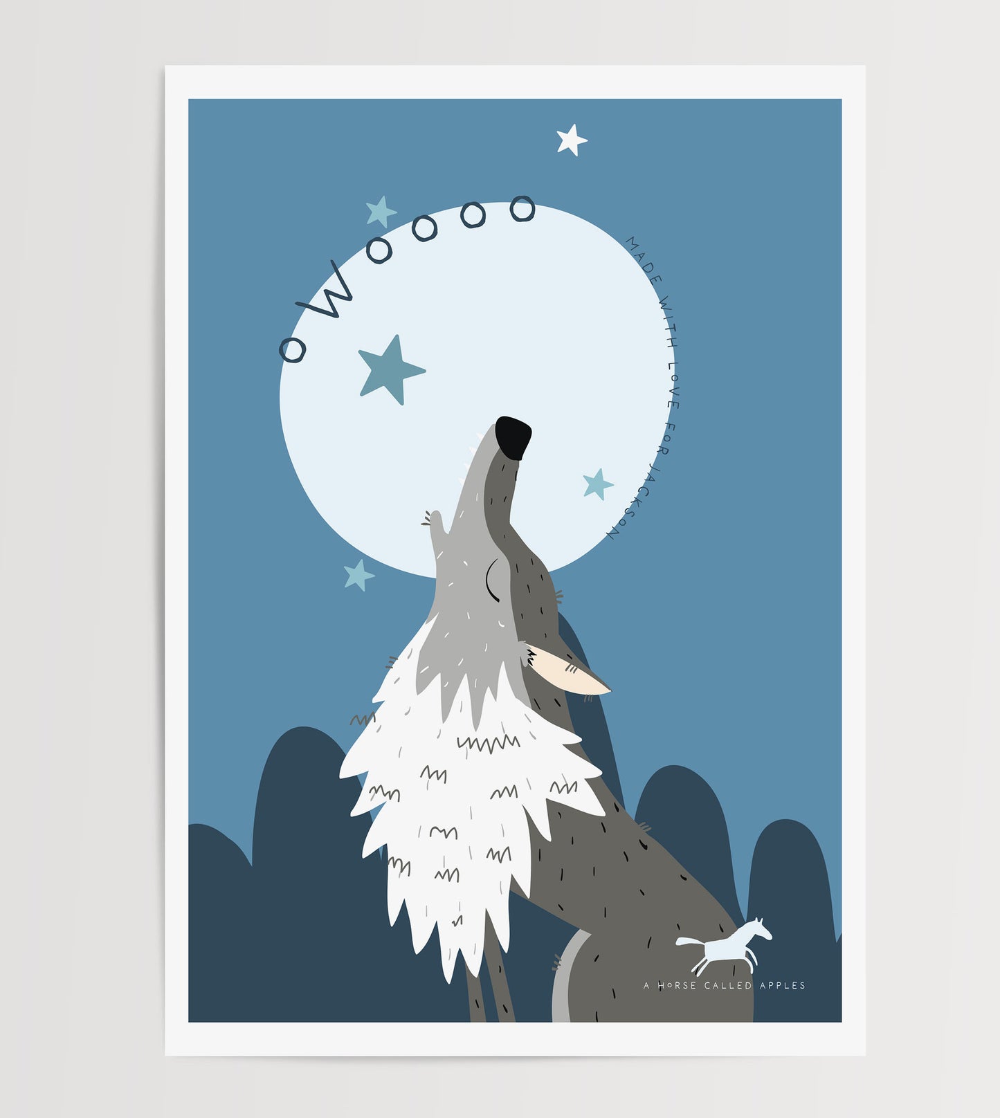 BEARS, FOXES AND WOLVES DIGITAL POSTER SET OF 5