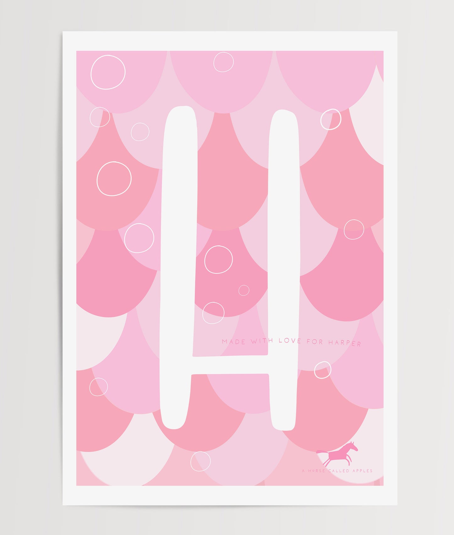 PINK MERMAIDS DIGITAL POSTER SET