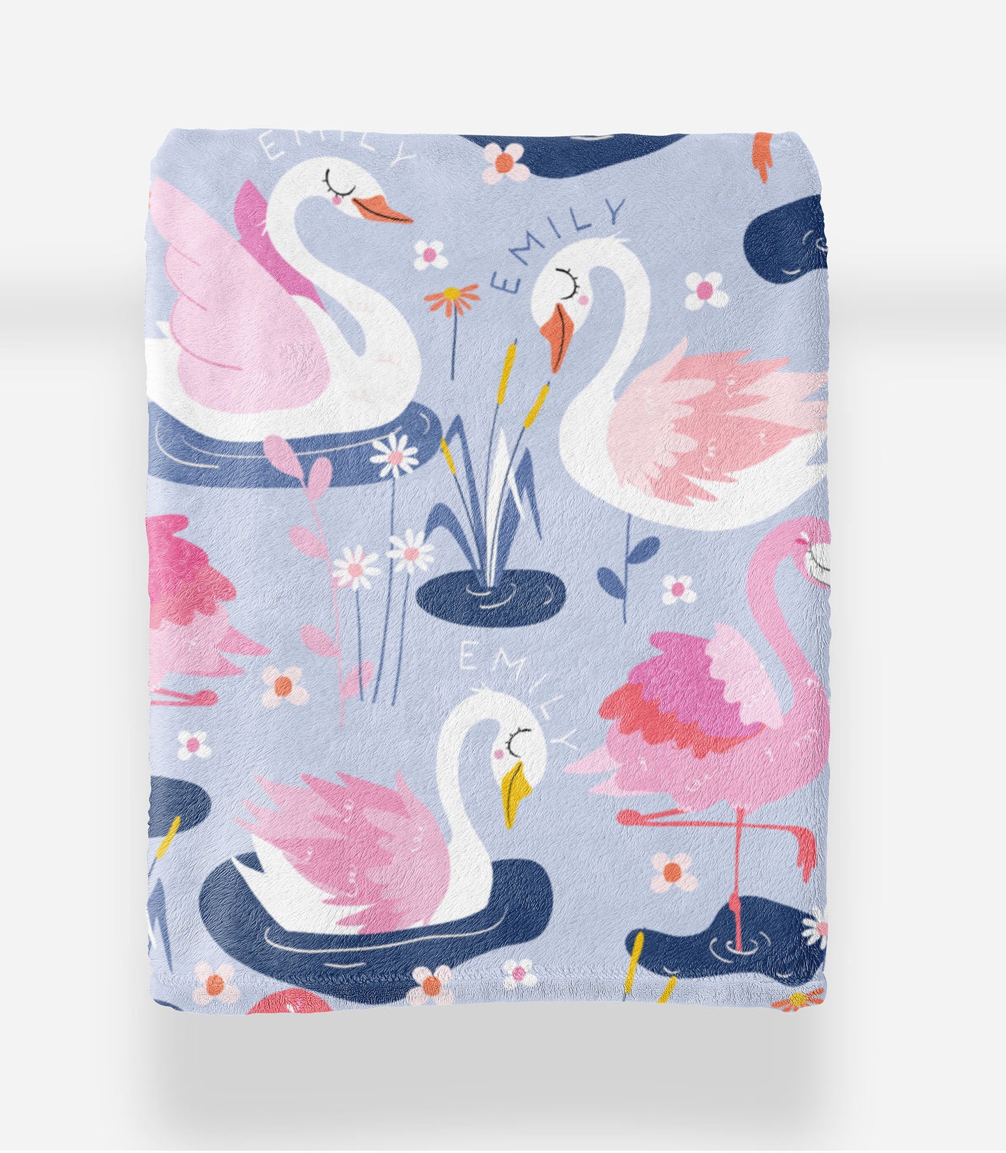 BLUE SWANS BLANKIE