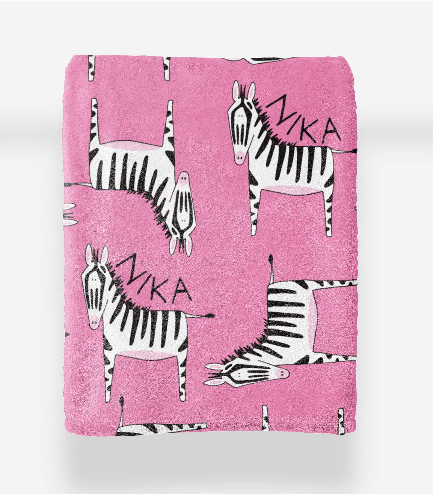 PINK ZEBRA BLANKIE