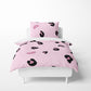 PINK AND BLACK LEOPARD PRINT BEDDING