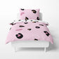 LEOPARD TOFFEE AND PINK MIX BEDDING