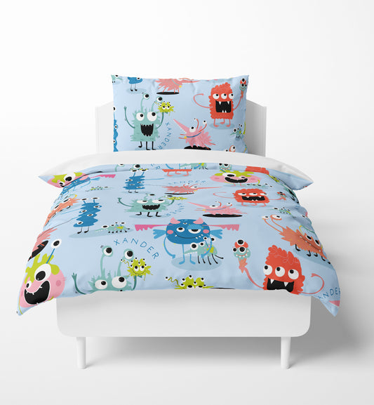 MONSTERS AND THEIR PETS BEDDING