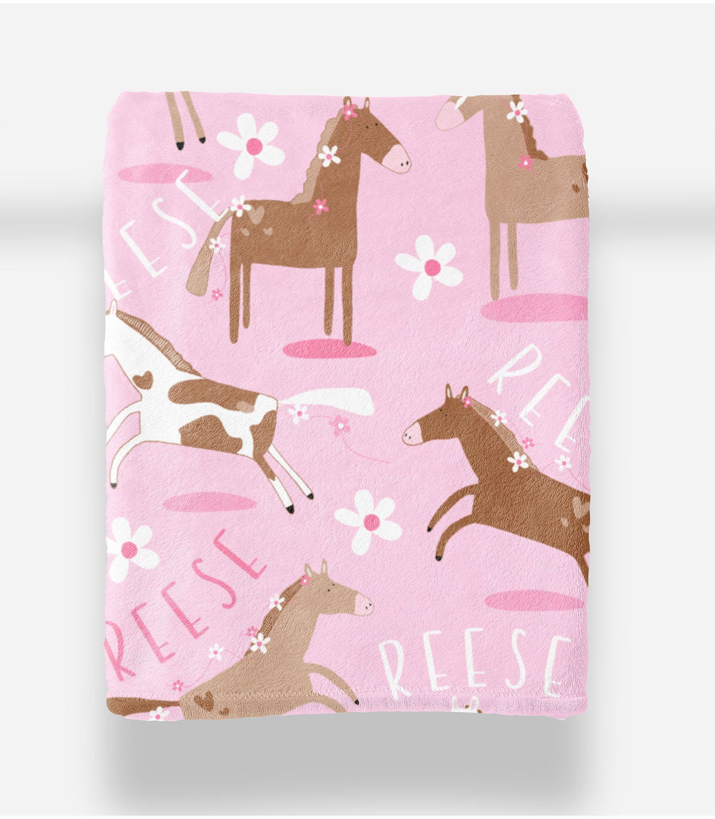 PINK HORSES BLANKIE