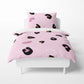 LEOPARD TOFFEE AND PINK MIX BEDDING