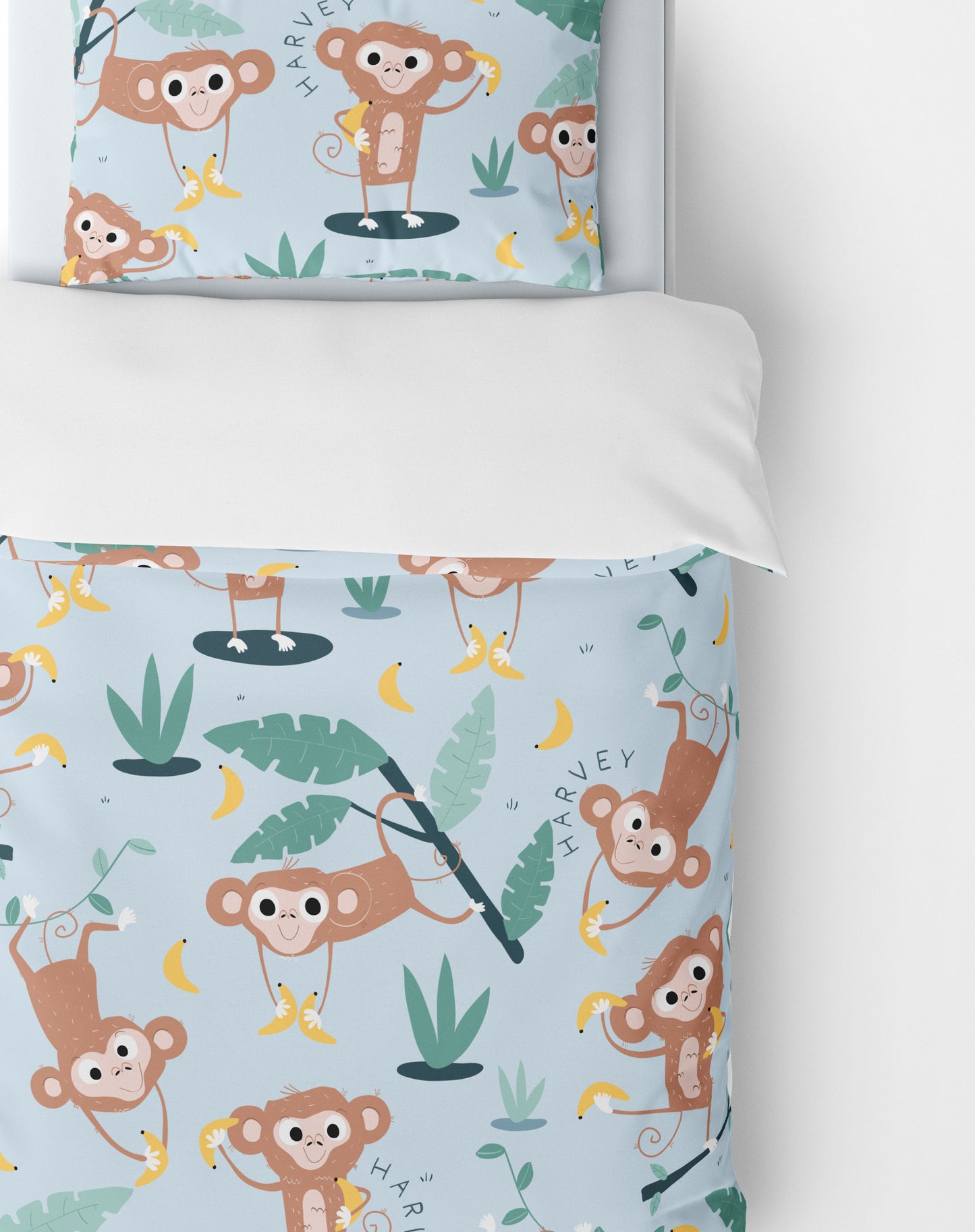 MONKEYS AND BANANAS BEDDING