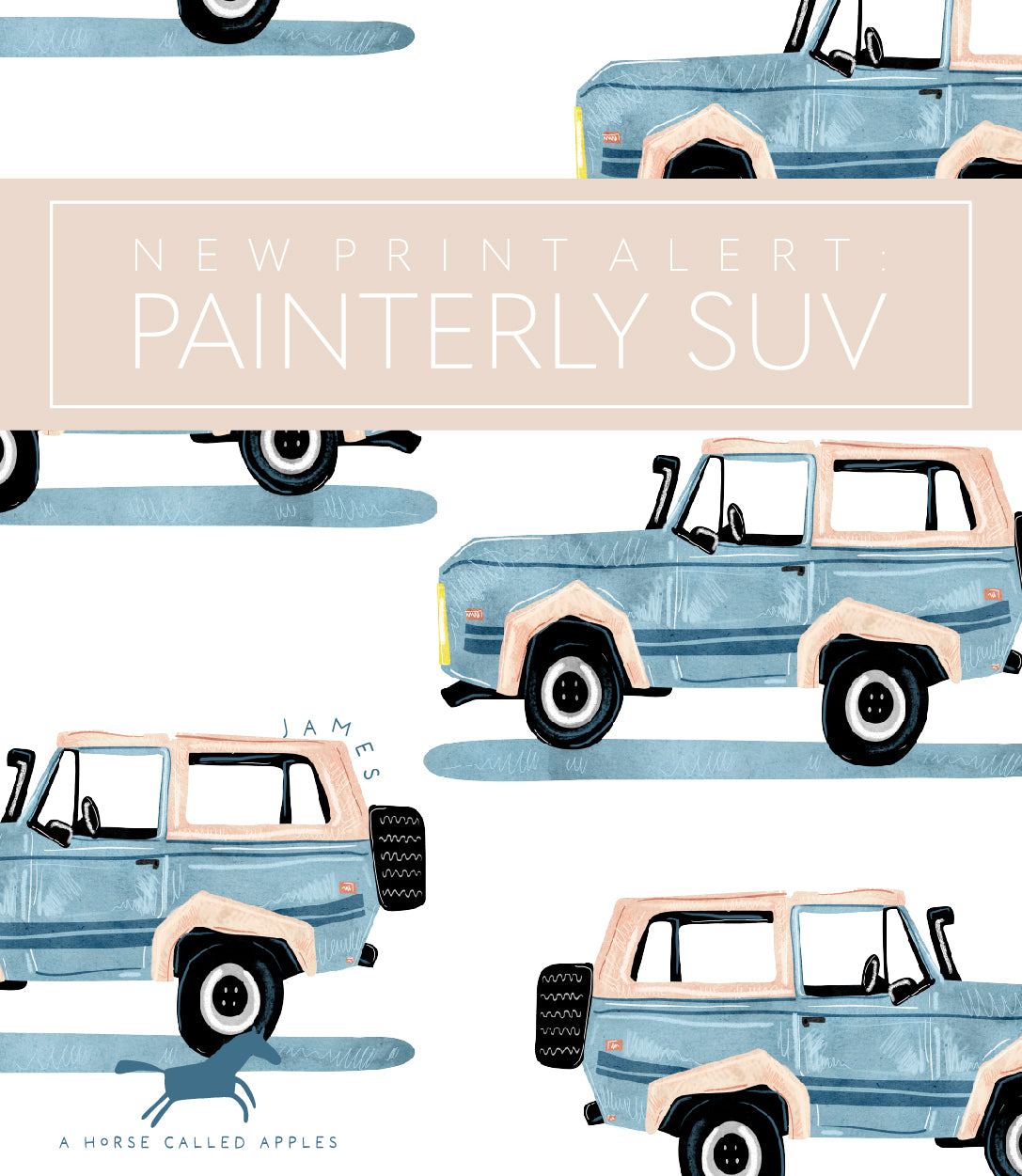 PAINTERLY SUV CARS