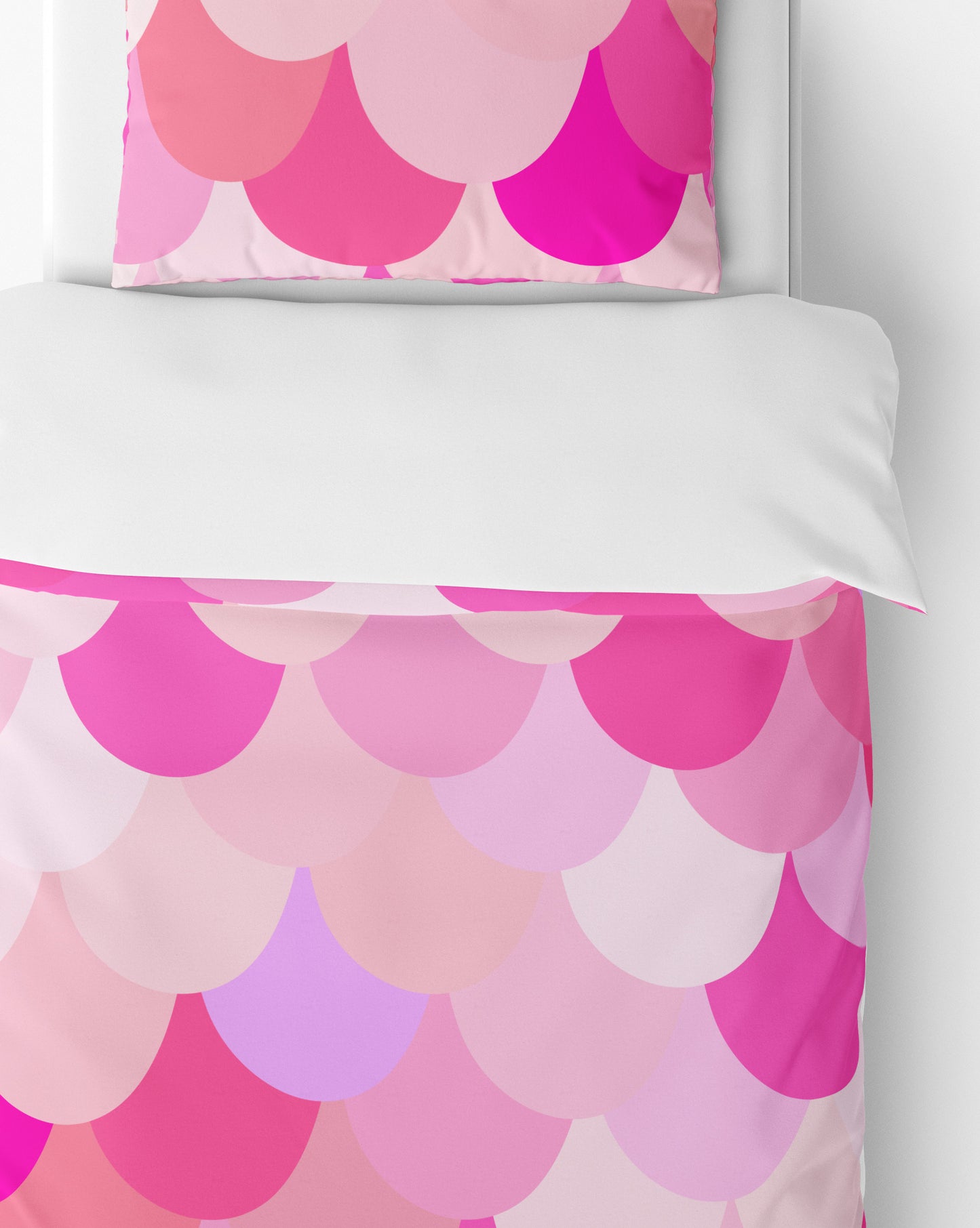 ALL THE PRETTY PINKS MERMAID SCALES BEDDING