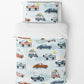 CARS AND CLOUDS BEDDING