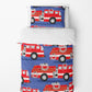 FIRE TRUCK BEDDING