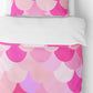 ALL THE PRETTY PINKS MERMAID SCALES BEDDING