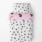 PINK AND BLACK LEOPARD PRINT BEDDING