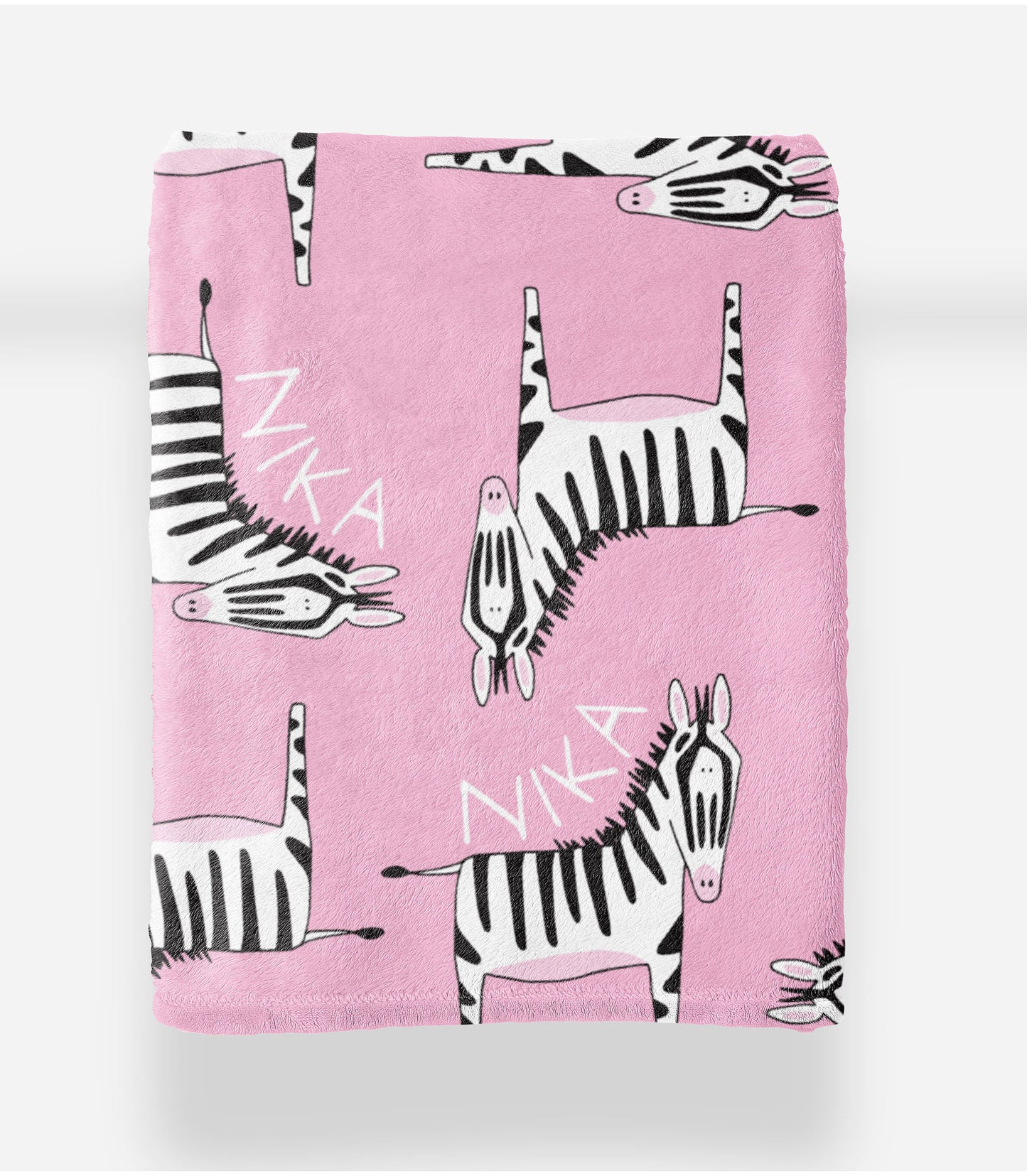 PINK ZEBRA BLANKIE