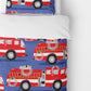 FIRE TRUCK BEDDING