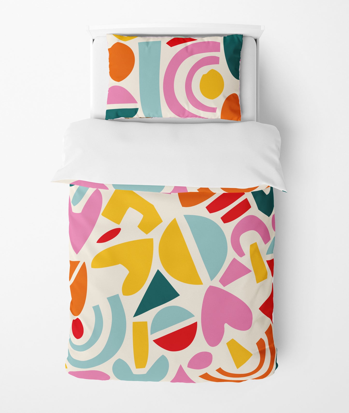 BUBBLEGUM JUNGLE CUT OUT BEDDING