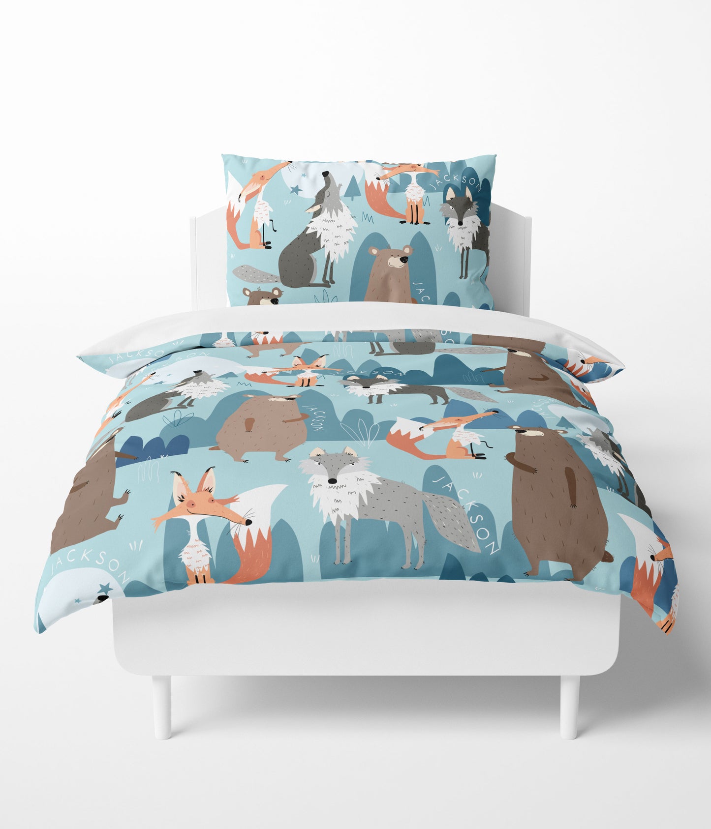 BEARS FOXES AND WOLVES BEDDING