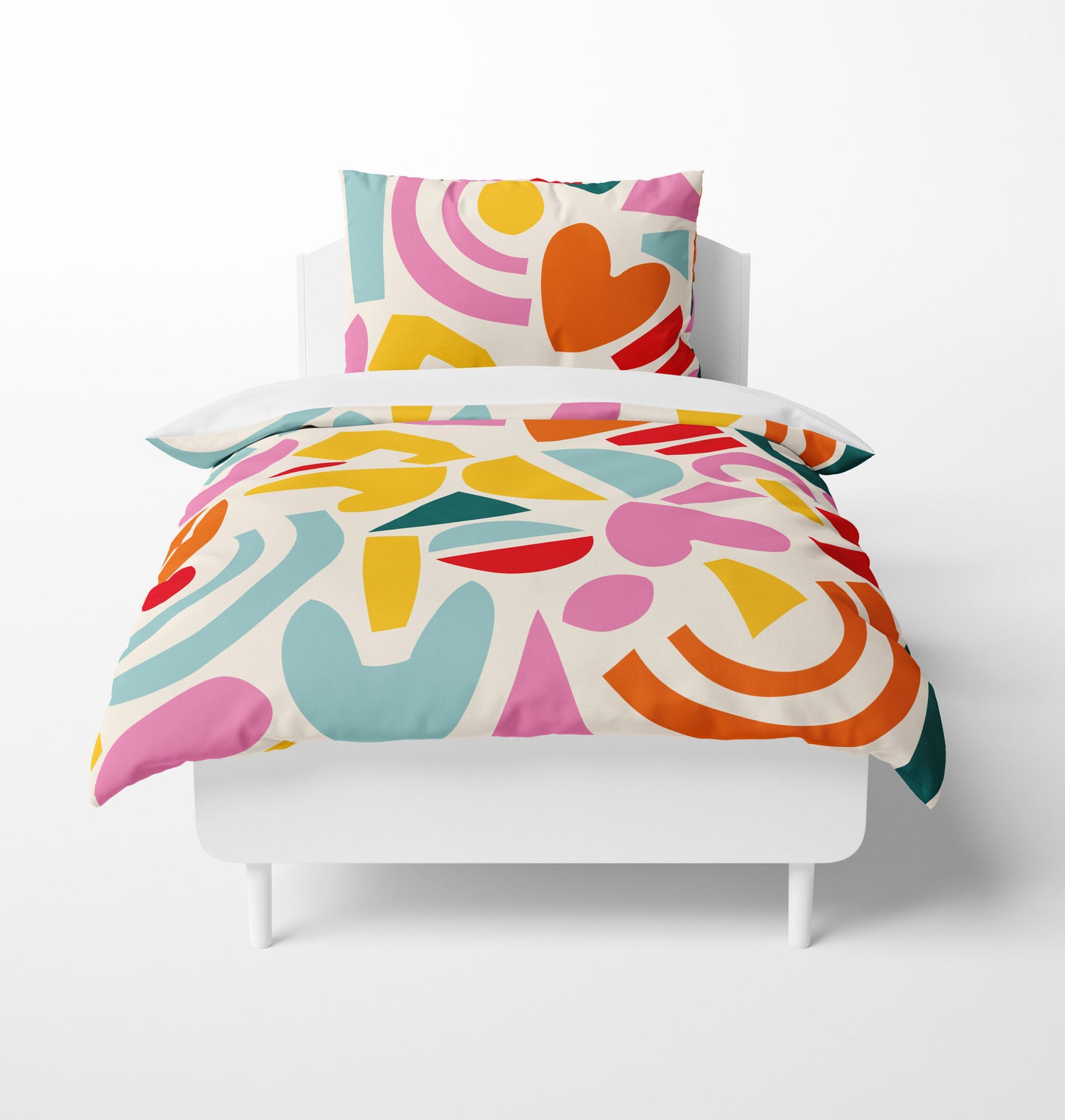 BUBBLEGUM JUNGLE CUT OUT BEDDING