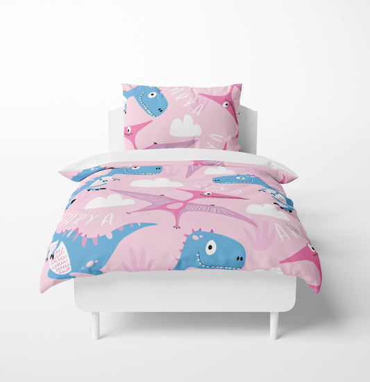 DINO GIRLS BEDDING