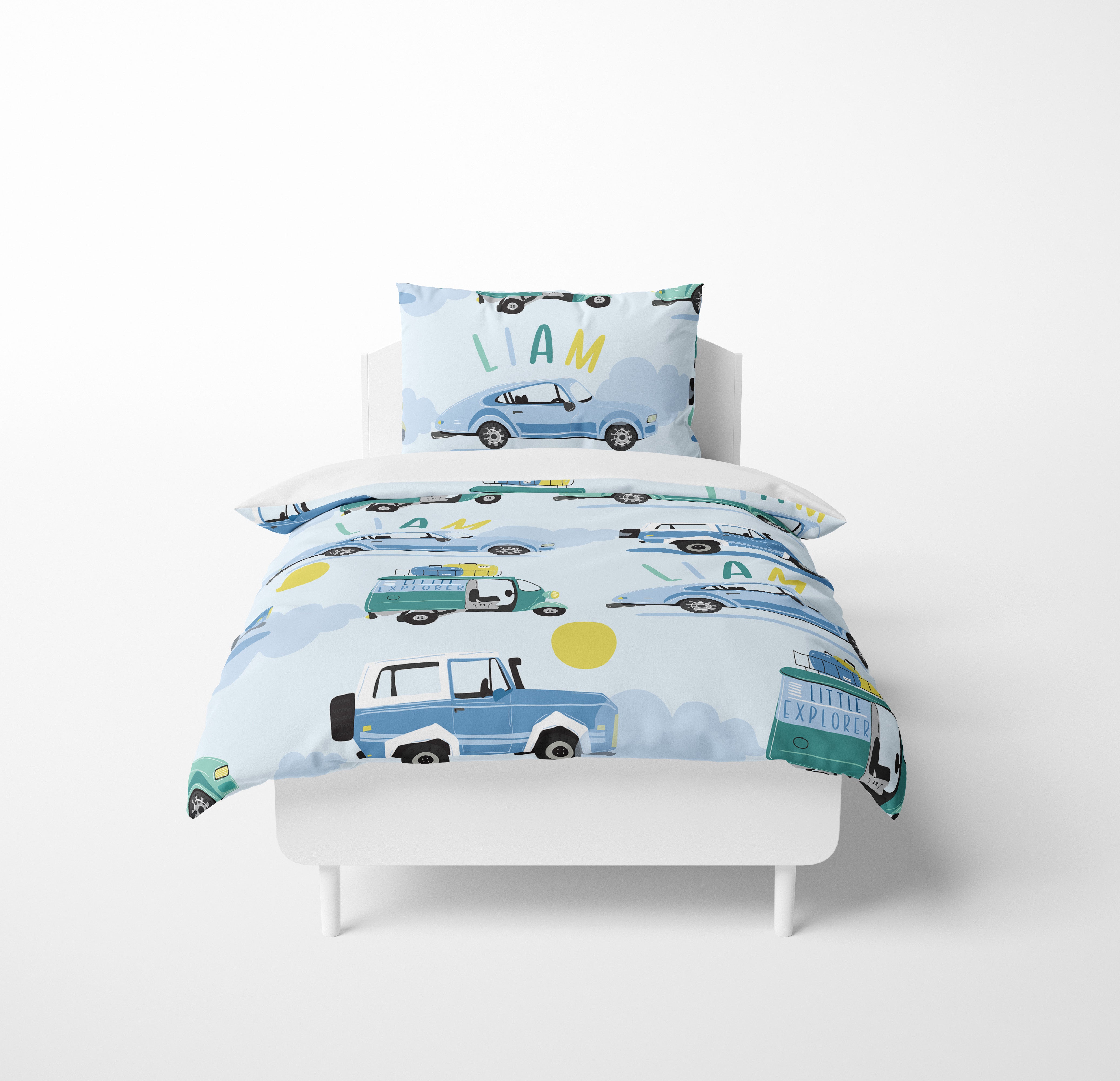 Kids car bedding best sale