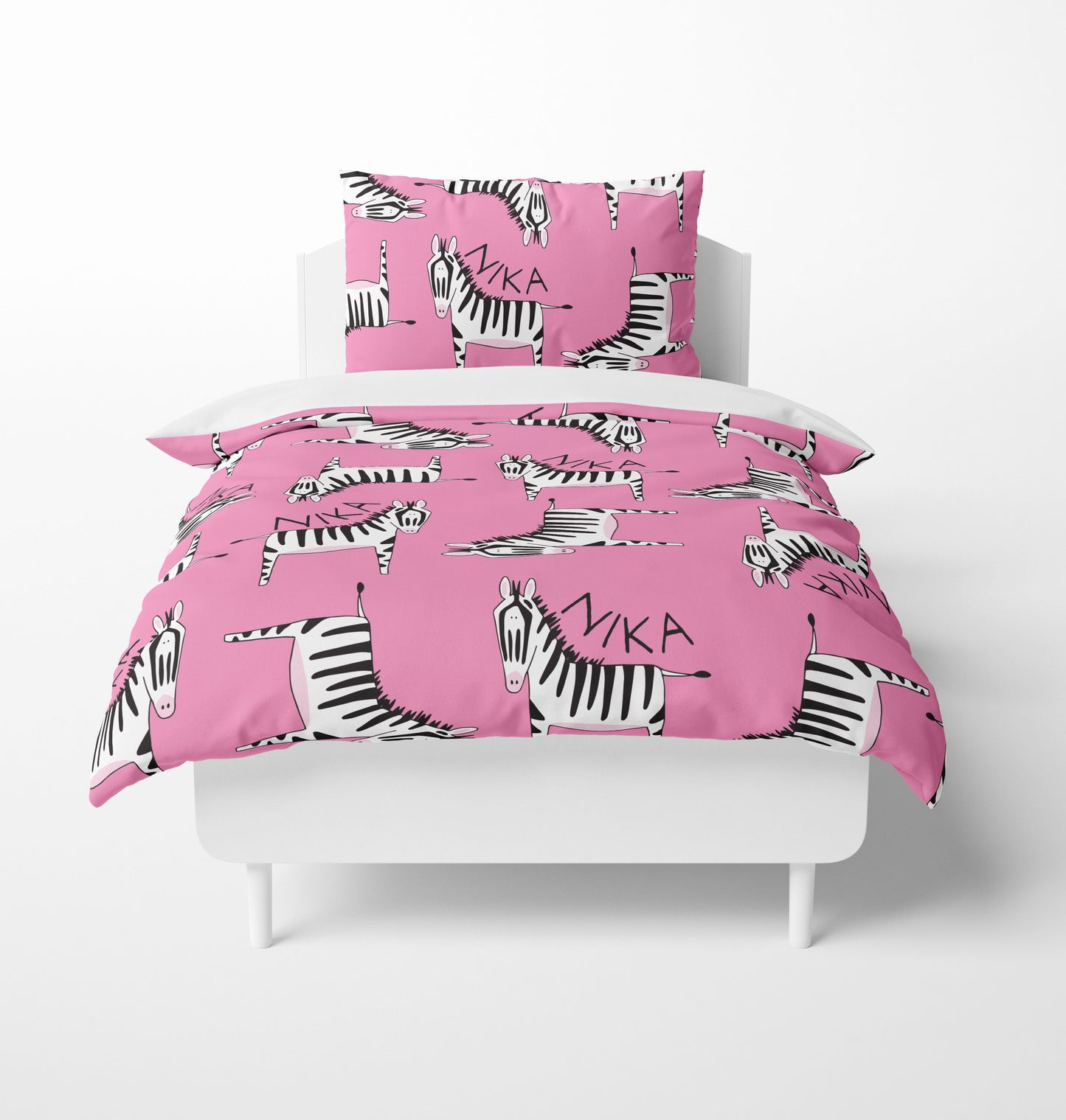 PINK ZEBRA BEDDING – ahorsecalledapples