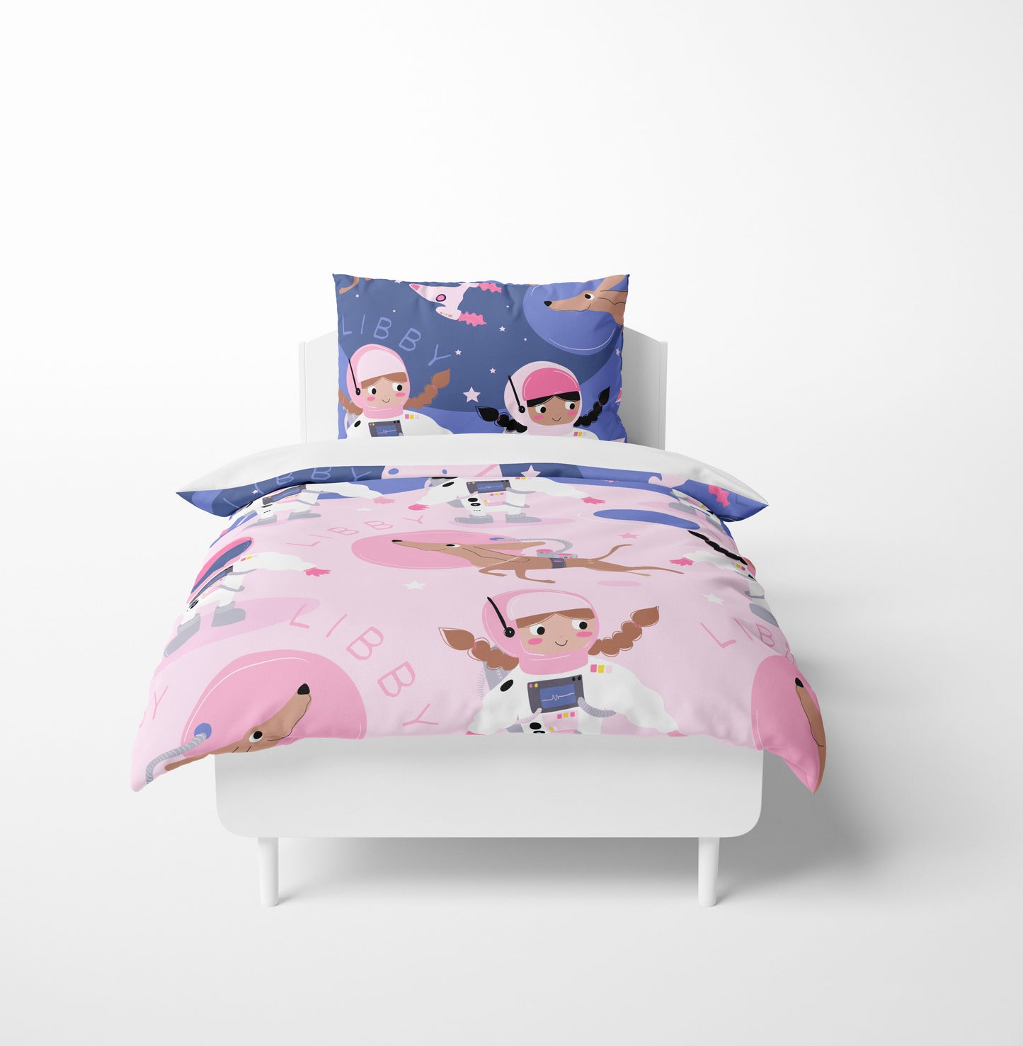 PINK SPACE BEDDING