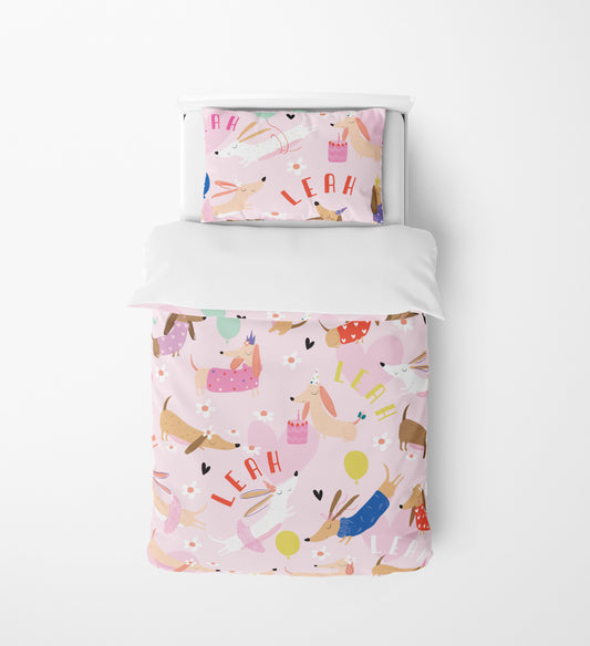 BIRTHDAY DACHSIES BEDDING